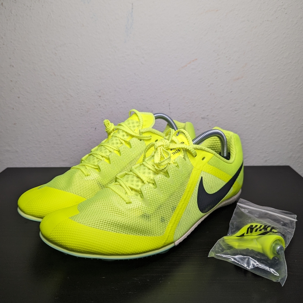 Nike Unisex Zoom Rival Athletic Shoes CK7 Volt/Mint DC8749-700 Size 11